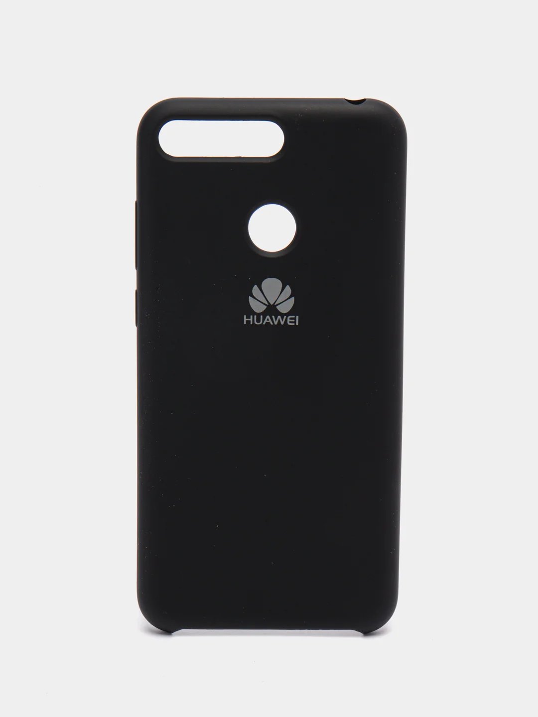Черный чехол Silicone case для Huawei Honor 7A Pro / 7C / Y6 2018 / Y6 Prime (5,7"0)