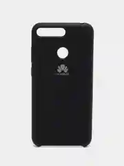 Черный чехол Silicone case для Huawei Honor 7A Pro / 7C / Y6 2018 / Y6 Prime (5,7"0)