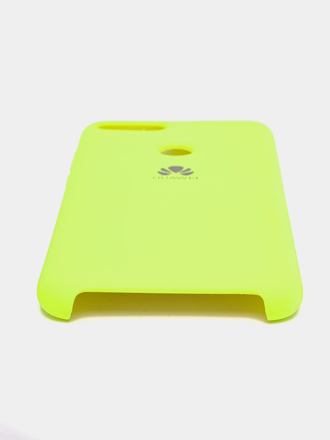 Салатовый чехол-накладка Silicone Cover для Huawei P Smart 2018