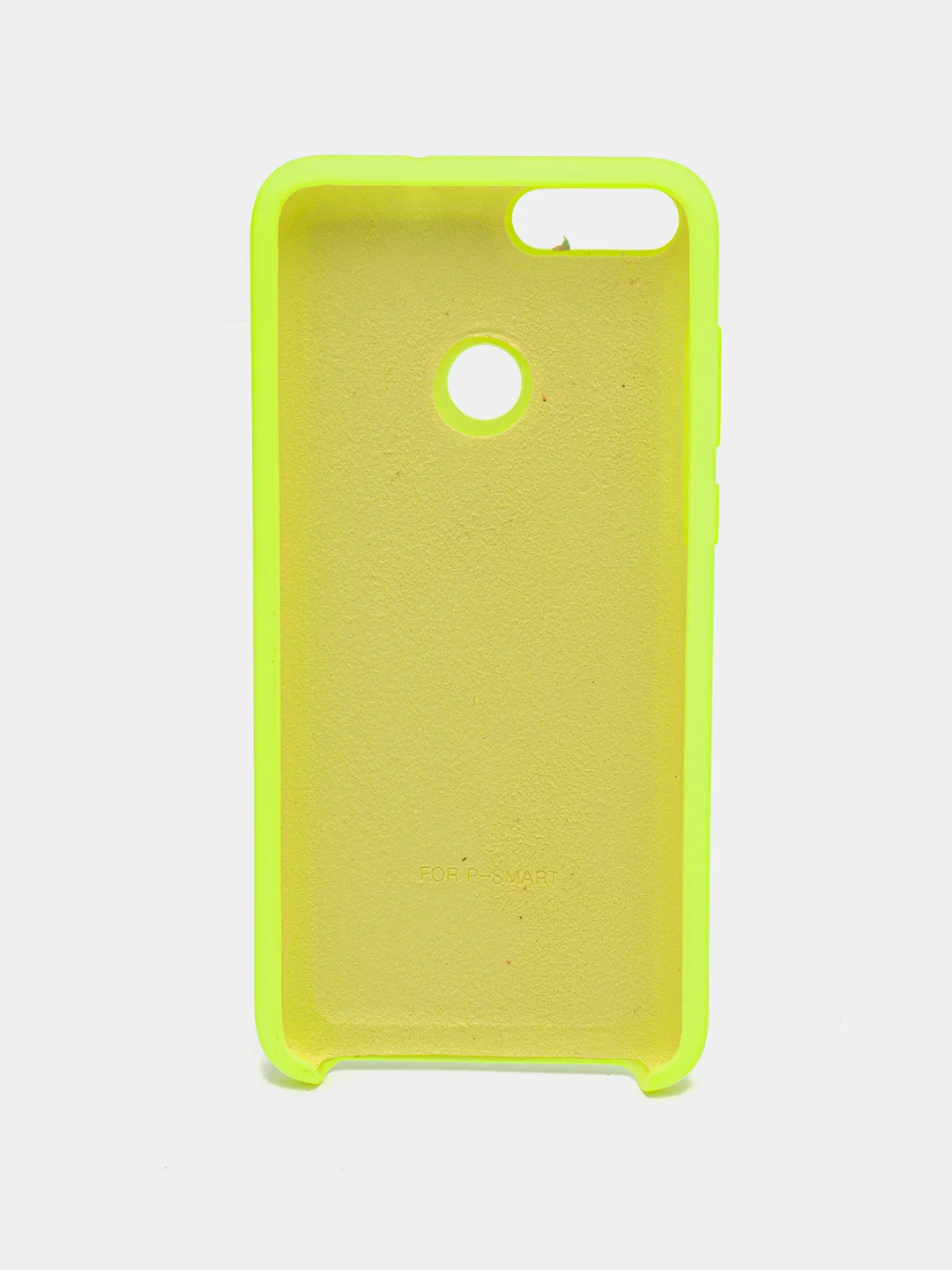 Салатовый чехол-накладка Silicone Cover для Huawei P Smart 2018