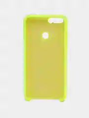 Салатовый чехол-накладка Silicone Cover для Huawei P Smart 2018