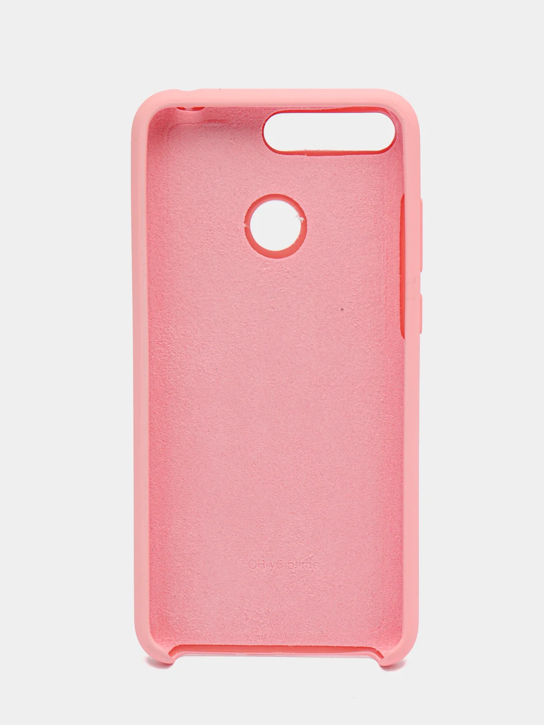 Розовый чехол Silicone case для Huawei Honor 7A Pro / 7C / Y6 2018 / Y6 Prime (5,7"0)