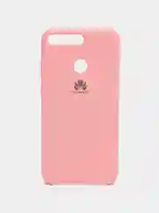 Розовый чехол Silicone case для Huawei Honor 7A Pro / 7C / Y6 2018 / Y6 Prime (5,7"0)