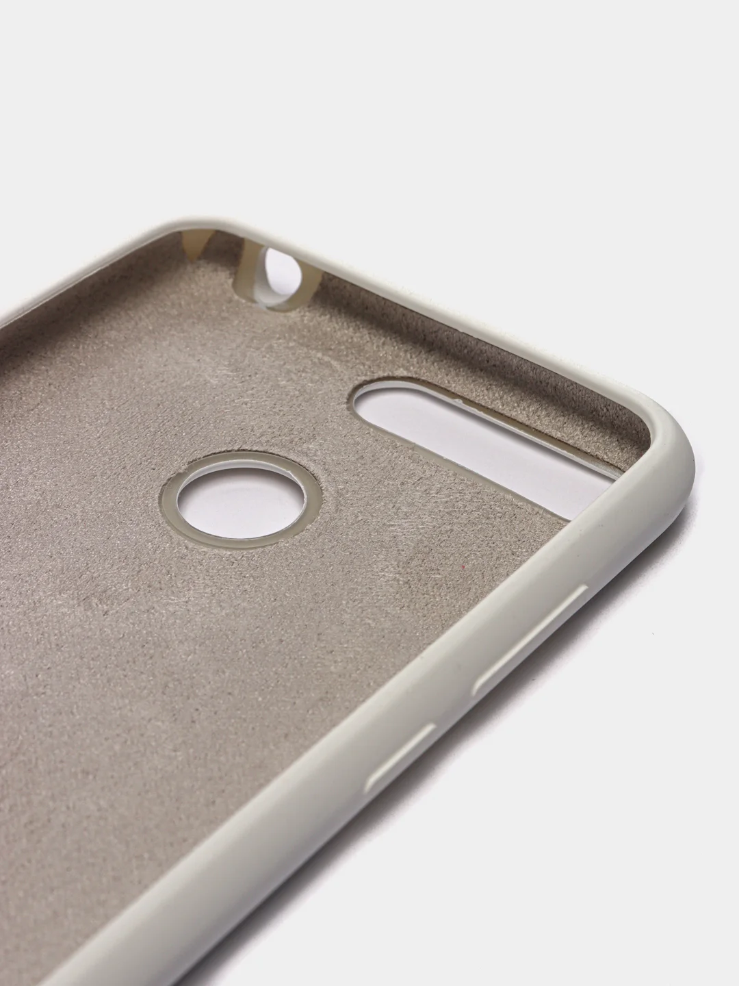 Белый чехол Silicone case для Huawei Honor 7A Pro / 7C / Y6 2018 / Y6 Prime (5,7"0)