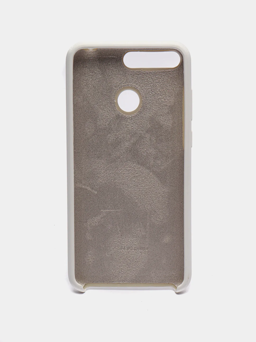 Белый чехол Silicone case для Huawei Honor 7A Pro / 7C / Y6 2018 / Y6 Prime (5,7"0)