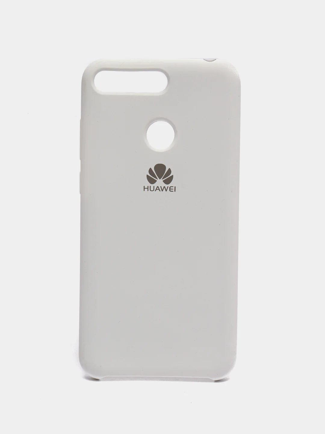 Белый чехол Silicone case для Huawei Honor 7A Pro / 7C / Y6 2018 / Y6 Prime (5,7"0)
