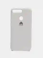 Белый чехол Silicone case для Huawei Honor 7A Pro / 7C / Y6 2018 / Y6 Prime (5,7"0)