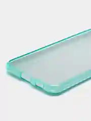 Бирюзовый чехол блестящий для Samsung Galaxy S21FE, накладка c блёстками для Самсунг S21 FE