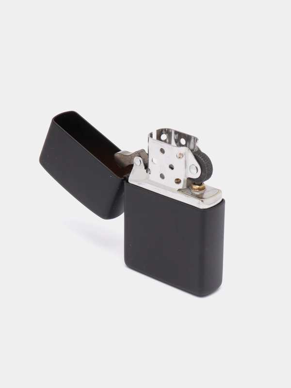 Зажигалка бензиновая Zippo 218 Черный матовый (покрытие Black Matte)