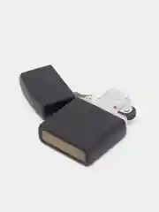 Зажигалка бензиновая Zippo 218 Черный матовый (покрытие Black Matte)