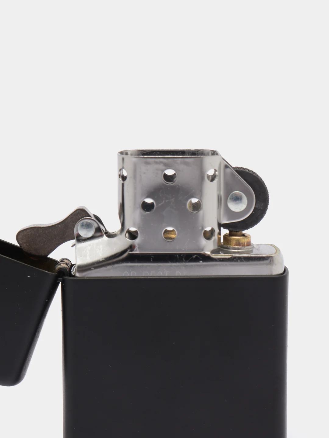 Зажигалка бензиновая Zippo 218 Черный матовый (покрытие Black Matte)
