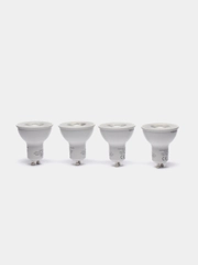 Умная лампочка LED Yeelight Smart Bulb W1 GU10 Dimmable YLDP004, White, 4 штуки