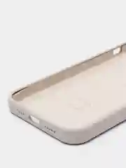 Светло-бежевый чехол Silicone Case для iPhone 13 Pro, с защитой камеры, закрытый низ