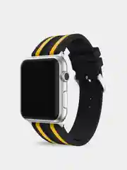 Ремешок для Apple Watch 38 мм. двухцветный с полоской
