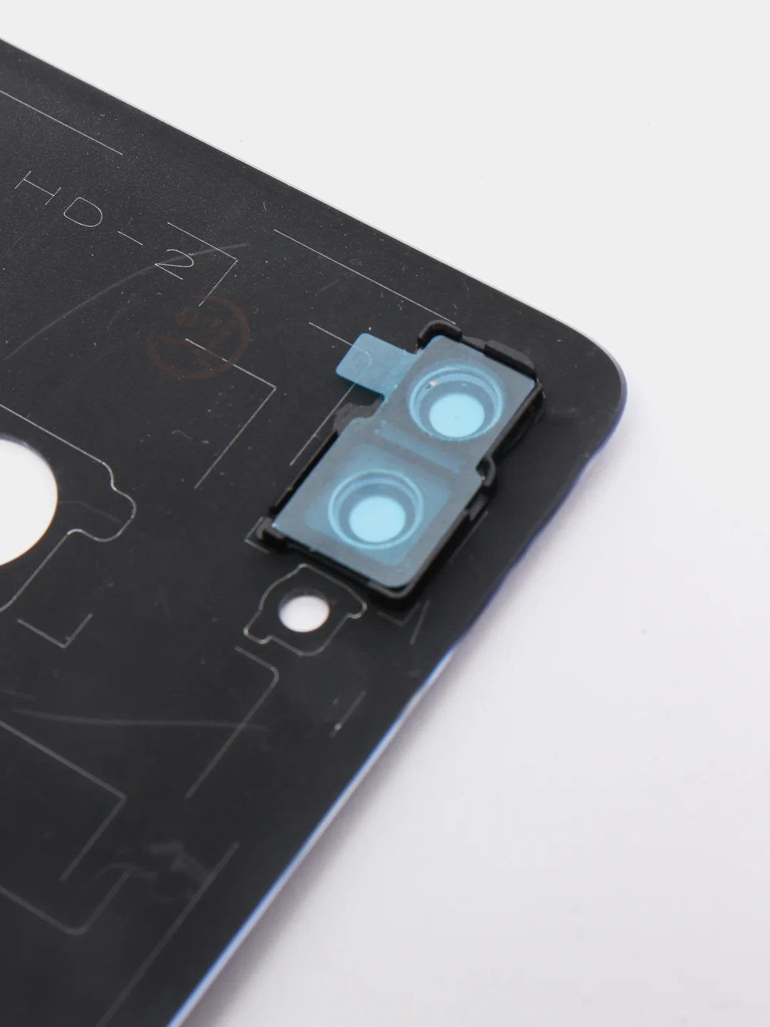 Синий задняя крышка для Huawei Honor 10 Lite, со стеклом камеры