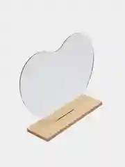 Белый зеркало для макияжа