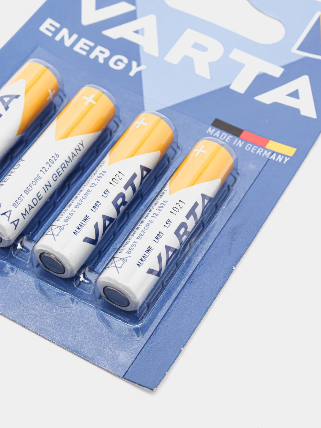 Батарейки алкалиновые VARTA