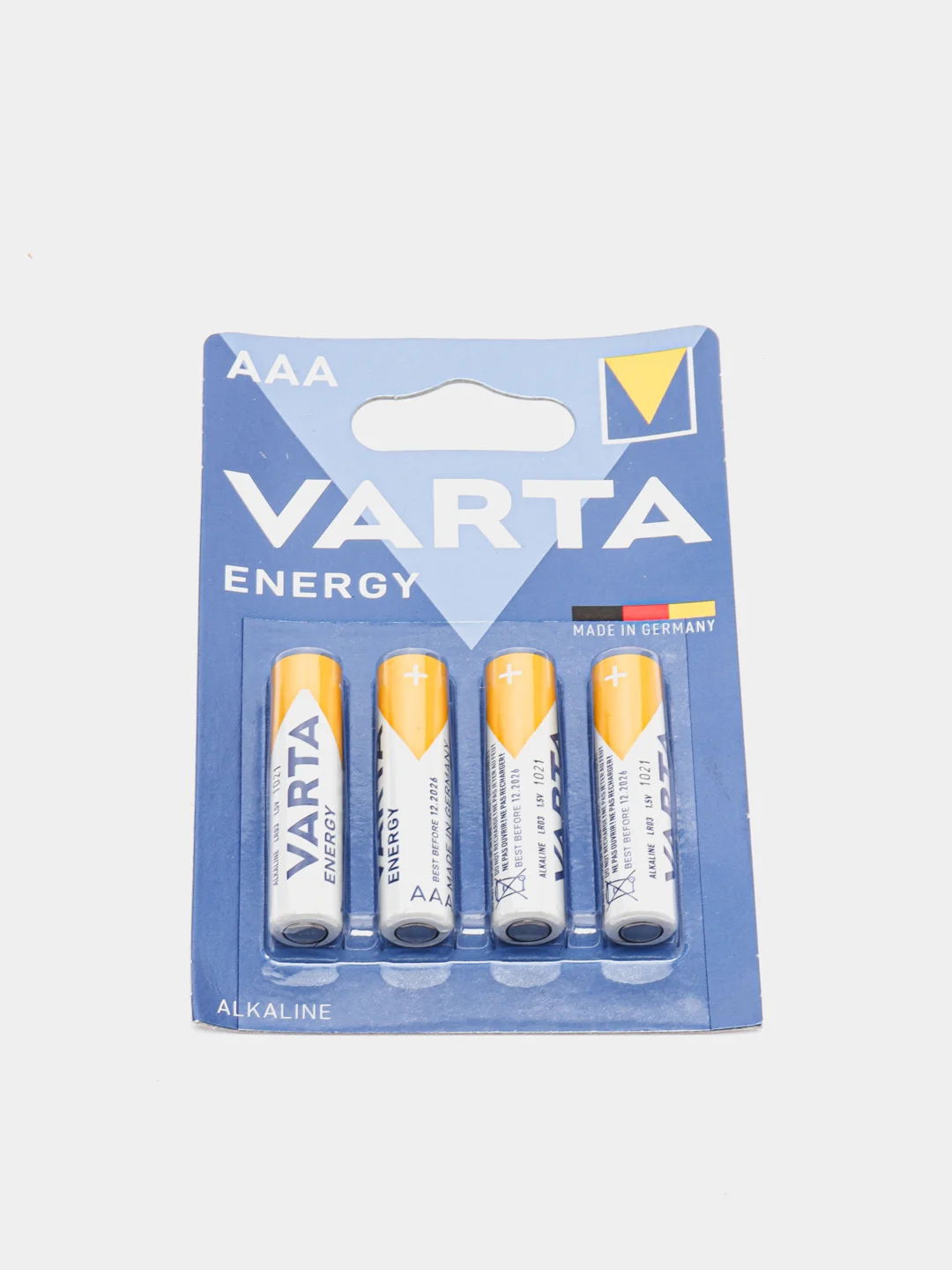 Батарейки алкалиновые VARTA