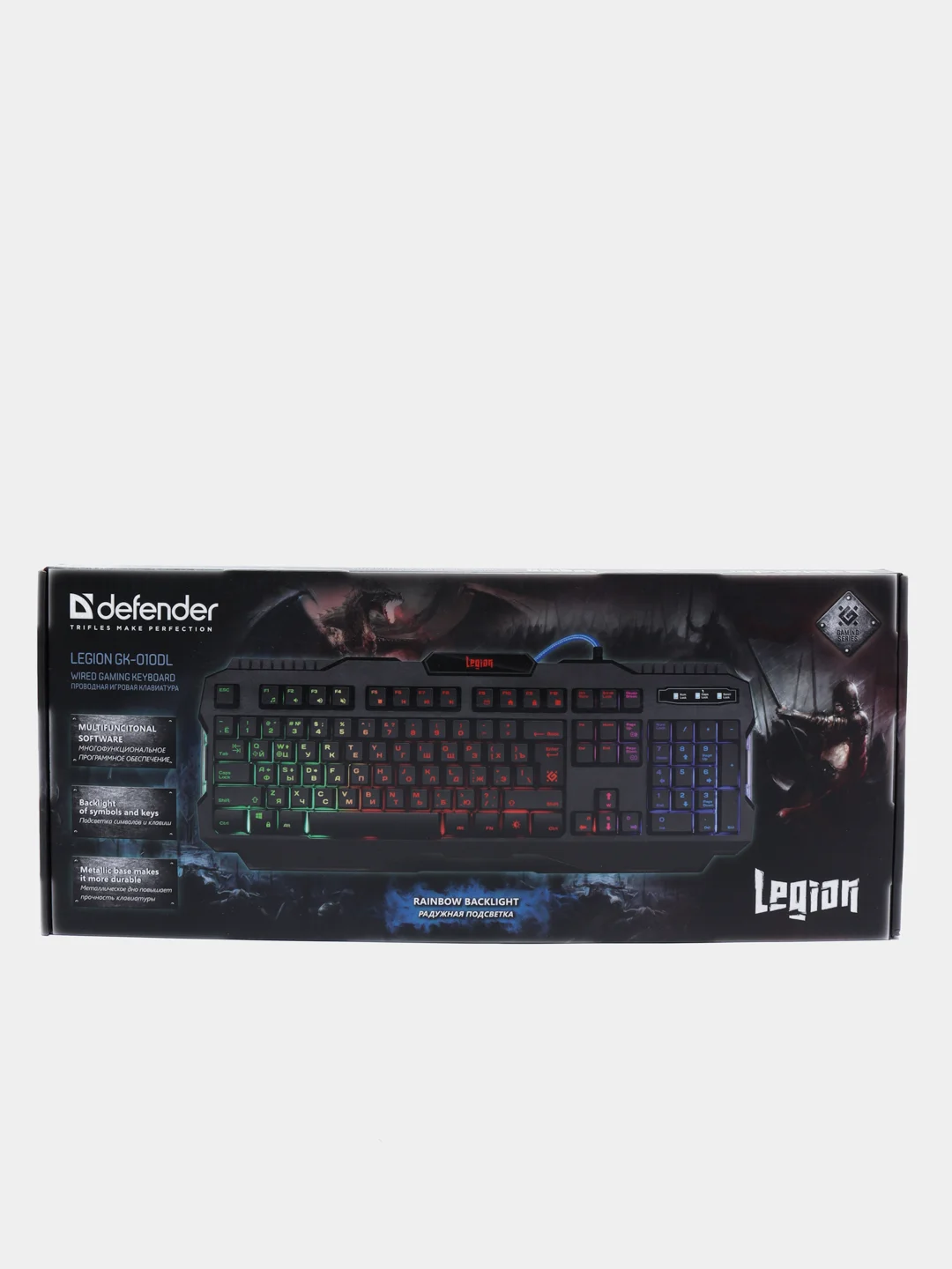 Игровая клавиатура Defender Legion RU с подсветкой RGB,19 Anti-Ghost