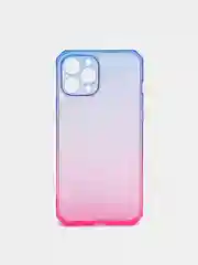 Пурпурный чехол прозрачный iPhone XR 11 12 13 14 15 Pro Max mini 7 8 Plus X/XS айфон про макс