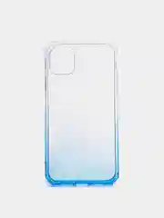 Синий чехол прозрачный iPhone XR 11 12 13 14 15 Pro Max mini 7 8 Plus X/XS айфон про макс