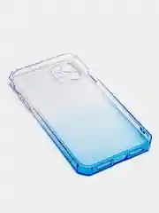Синий чехол прозрачный iPhone XR 11 12 13 14 15 Pro Max mini 7 8 Plus X/XS айфон про макс