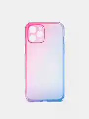 Фуксия чехол прозрачный iPhone XR 11 12 13 14 15 Pro Max mini 7 8 Plus X/XS айфон про макс