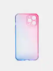 Фуксия чехол прозрачный iPhone XR 11 12 13 14 15 Pro Max mini 7 8 Plus X/XS айфон про макс