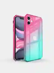 Зеленый чехол прозрачный iPhone XR 11 12 13 14 15 Pro Max mini 7 8 Plus X/XS айфон про макс