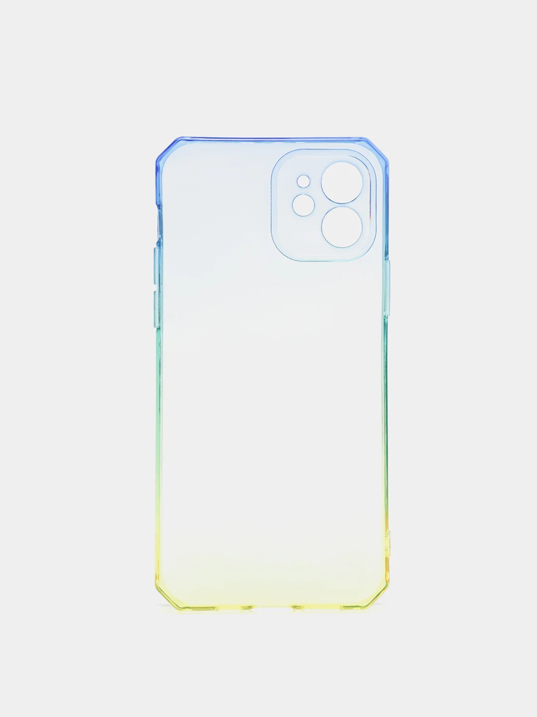 Желтый чехол прозрачный iPhone XR 11 12 13 14 15 Pro Max mini 7 8 Plus X/XS айфон про макс