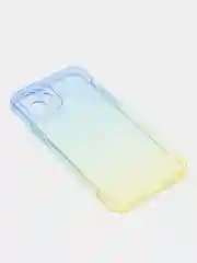 Желтый чехол прозрачный iPhone XR 11 12 13 14 15 Pro Max mini 7 8 Plus X/XS айфон про макс