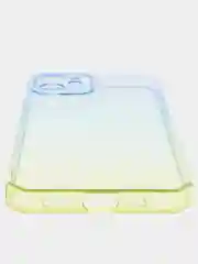 Желтый чехол прозрачный iPhone XR 11 12 13 14 15 Pro Max mini 7 8 Plus X/XS айфон про макс