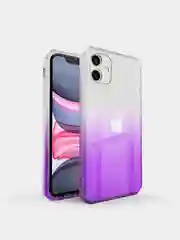 Лавандовый чехол прозрачный iPhone XR 11 12 13 14 15 Pro Max mini 7 8 Plus X/XS айфон про макс
