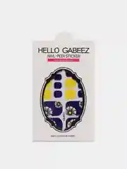 Бежевый меланж наклейка слайдер для ногтей ног Gabeez Пилка для ногтей