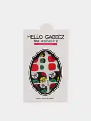 Белый наклейка слайдер для ногтей ног Gabeez Пилка для ногтей