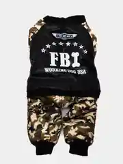 Утепленный камуфляжный комбинезон "FBI"