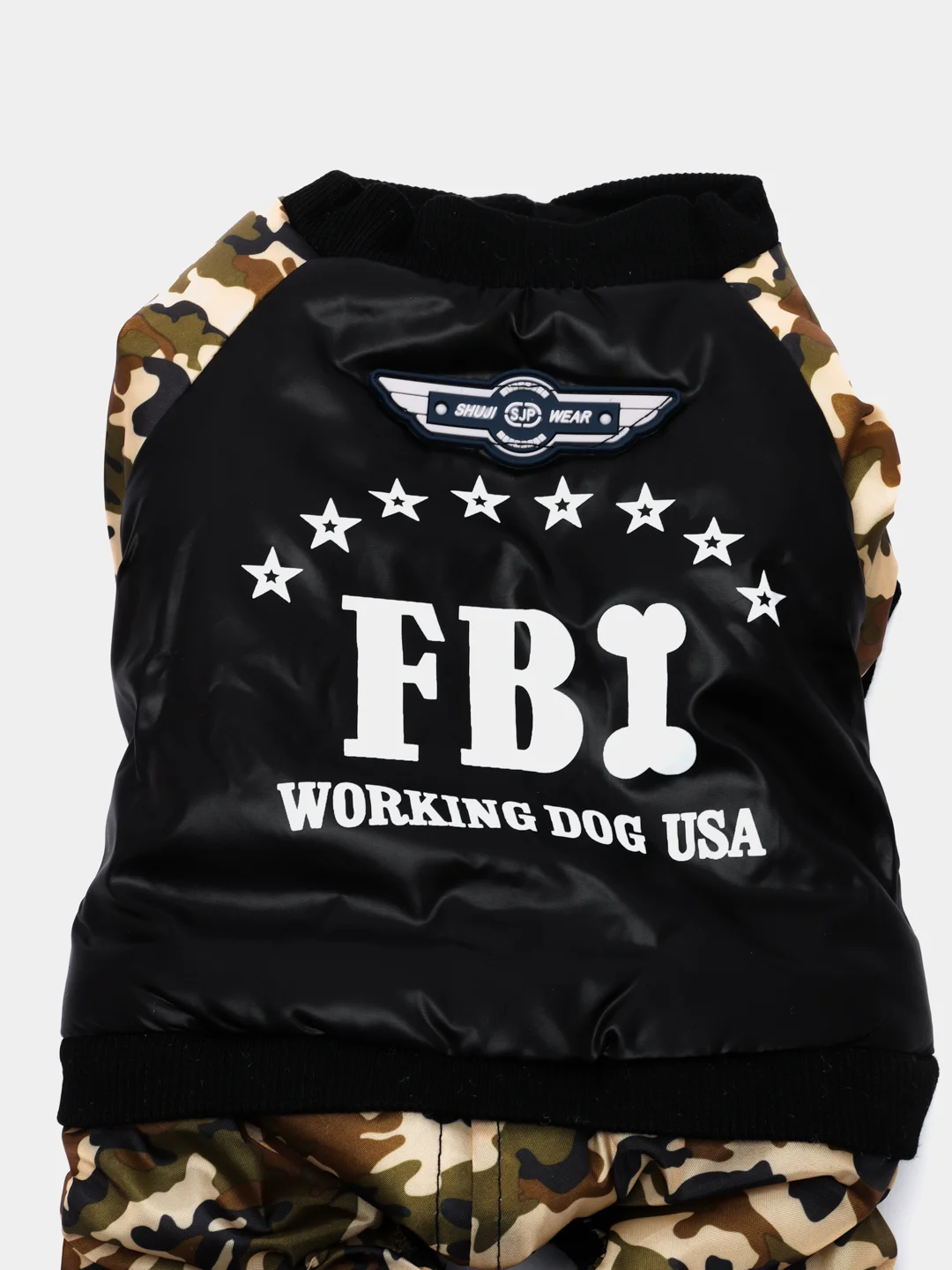 Утепленный камуфляжный комбинезон "FBI"