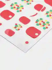 Алый наклейка слайдер для ногтей ног Gabeez Пилка для ногтей