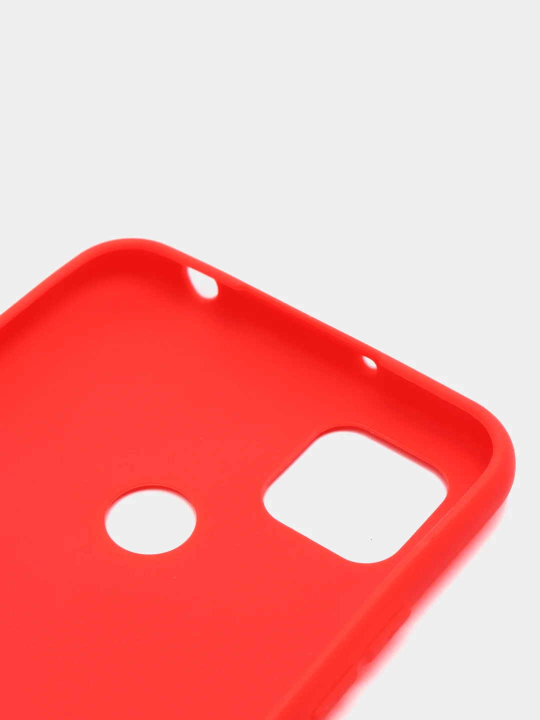Красный чехол Xiaomi Redmi 9C / 9C NFC / 10A (Сяоми Редми 9С, 10А), прозрачный