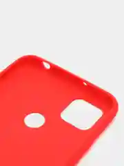 Красный чехол Xiaomi Redmi 9C / 9C NFC / 10A (Сяоми Редми 9С, 10А), прозрачный
