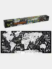 Раскраска-плакат настенная 43х100 см. SuperBlack. Проф-Пресс