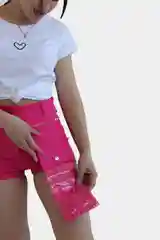 Шорты летние женские, розовые