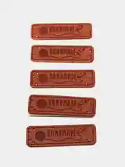 Набор нашивок "Hand made", 5 х 1,5 см, 10 штук