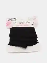 Резинка ажурная, 14 мм, 10 +- 1 м, цвет чёрный