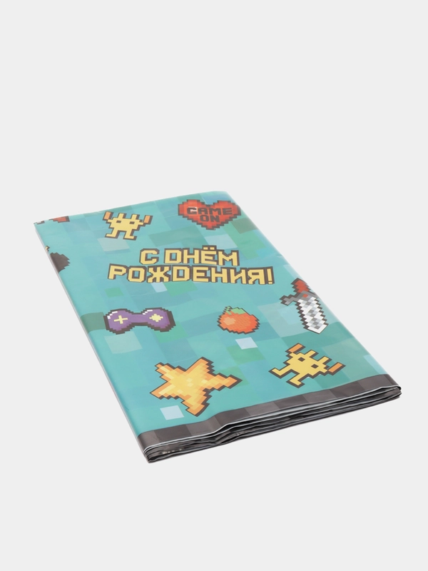 Скатерть Game Time, пиксели, 120 х 180 см