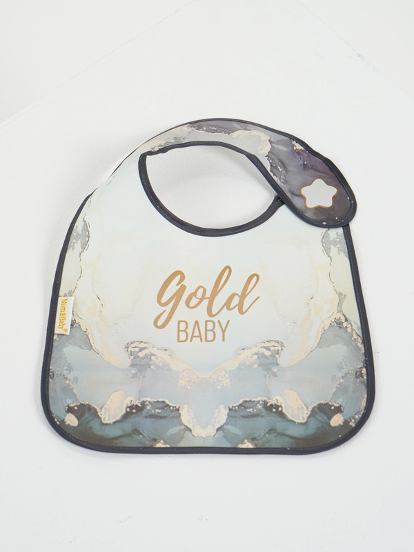 Нагрудник "Gold baby" непромокаемый на липучке