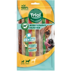 Лакомство для собак Triol палочки микс, 13 см, 8-10 г, упаковка 10 штук
