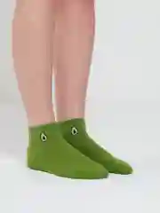 Зеленый носки женские короткие