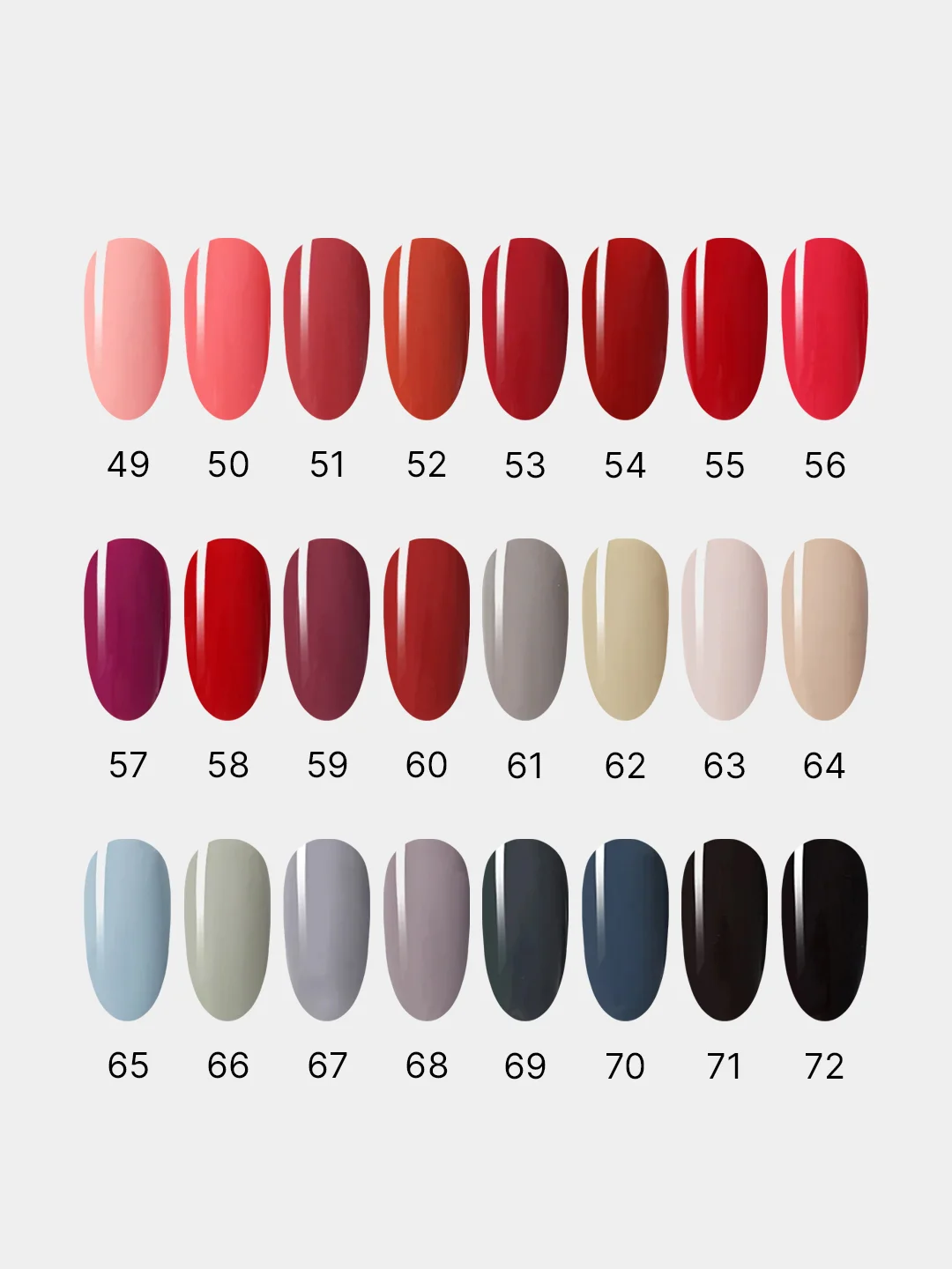 Глянцевый гель-лак для ногтей MG gel polish, 264 оттенка