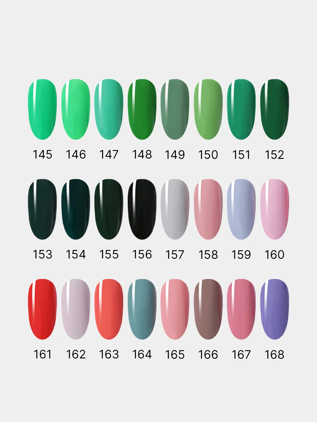 Глянцевый гель-лак для ногтей MG gel polish, 264 оттенка
